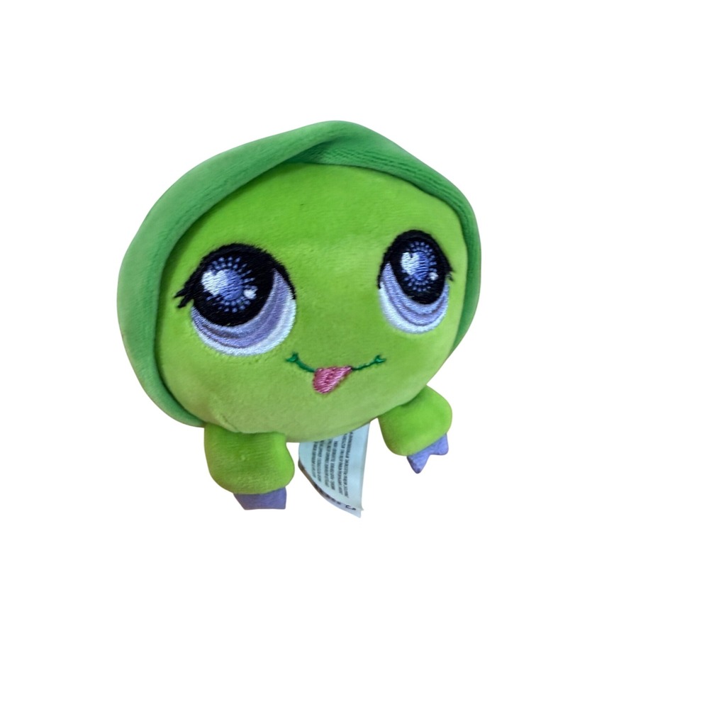 Littlest Pet Shop LPS Green Turtle Plush Basic Fun 2024 Stuffed Animal Toy
